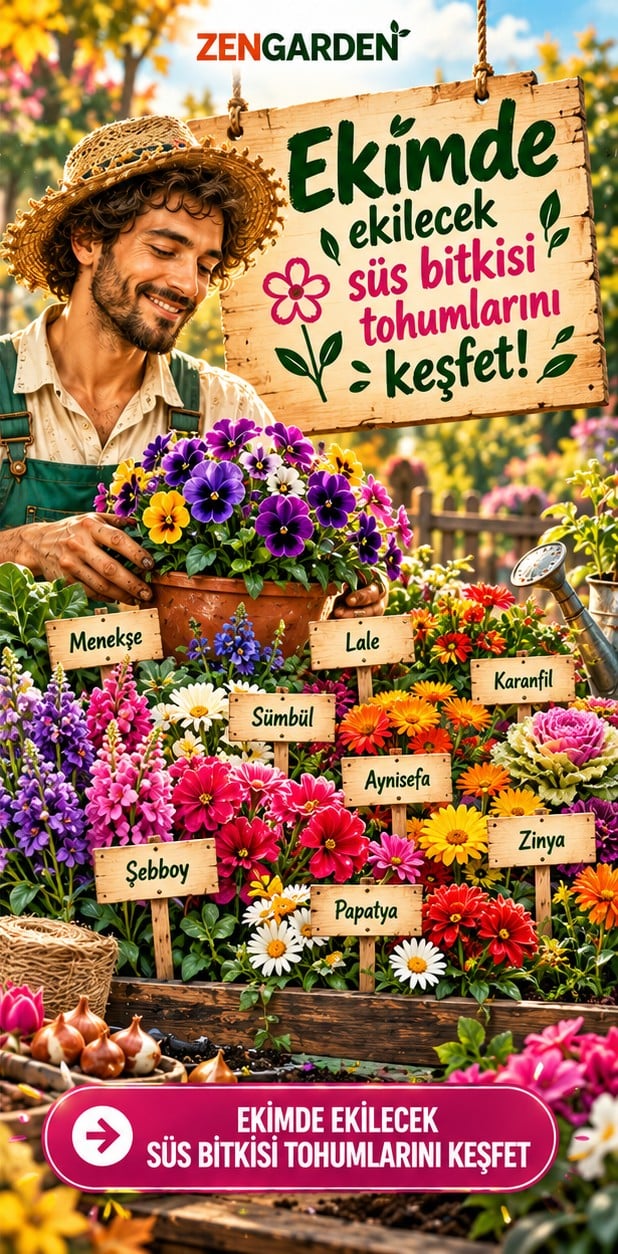 Ekimde ekilecek süs bitkisi tohumlarını keşfet