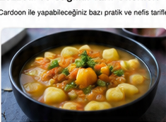 Zeytinyağlı Kardon yemeği