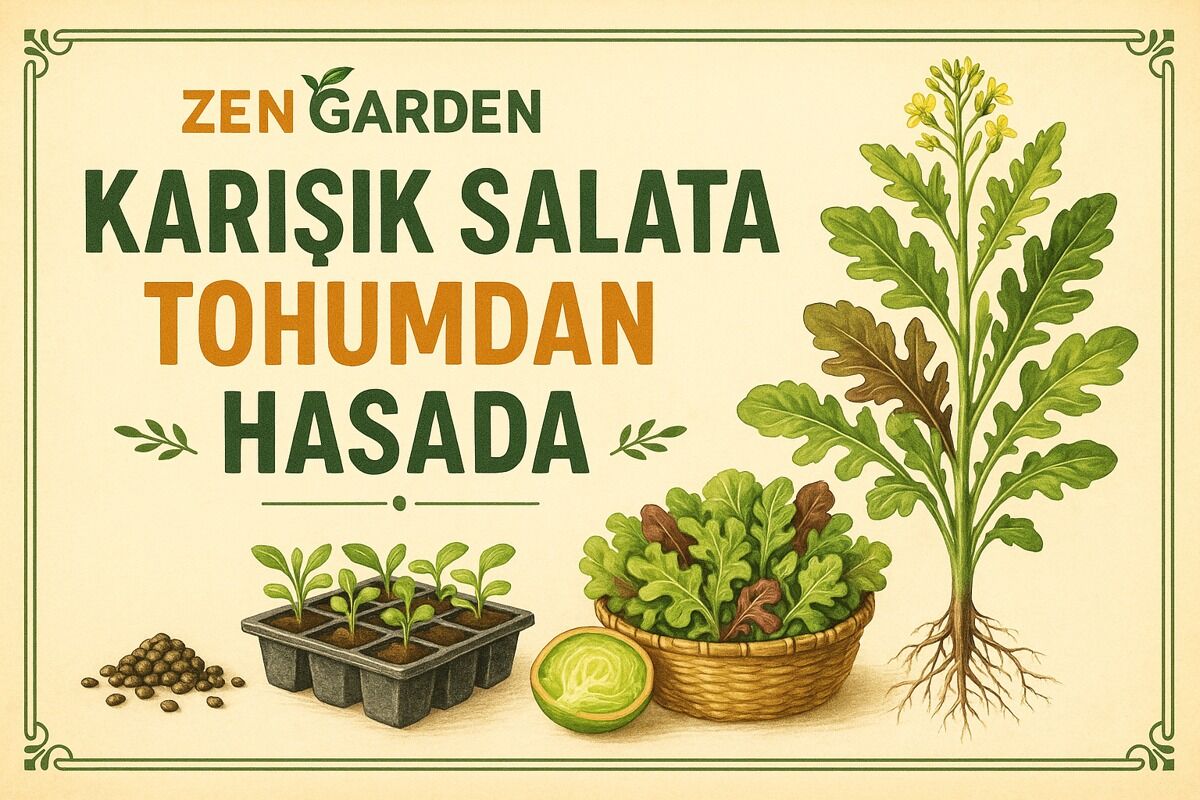 Karışık Salata Tohumu Nasıl Ekilir? Ekim, Bakım ve Hasat Rehberi