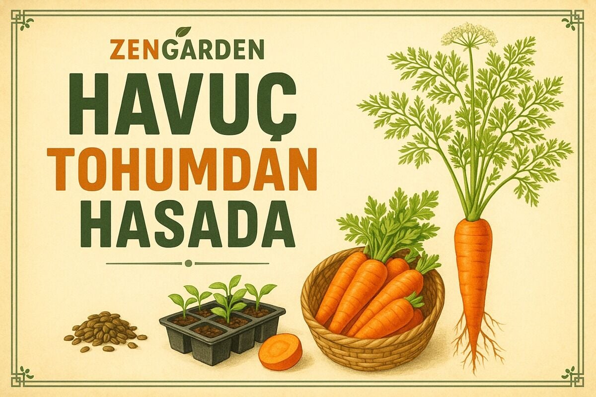 Havuç Tohumu Nasıl Ekilir? Ekim, Bakım, Zararlılar ve Hasat Rehberi