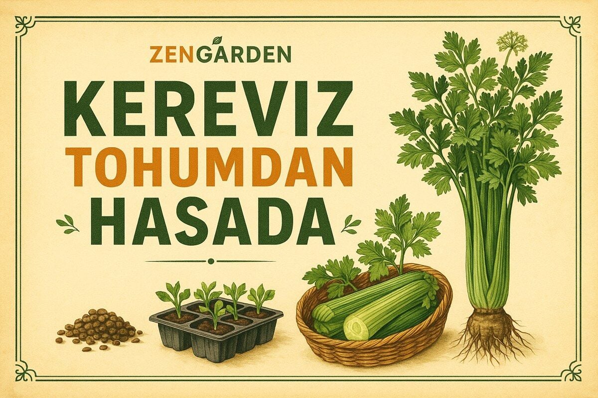 Kereviz Tohumu Nasıl Ekilir? Fide, Bakım ve Hasat Rehberi