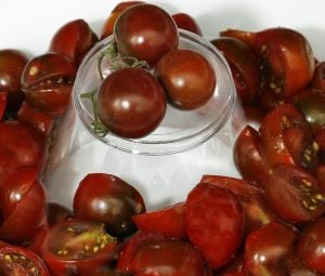 Kahve Üzüm çeri domates tohumu sırık tip brown berry