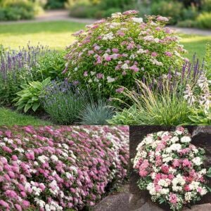 Genpei İspirya fidanı saksıda ithal spiraea Genpei