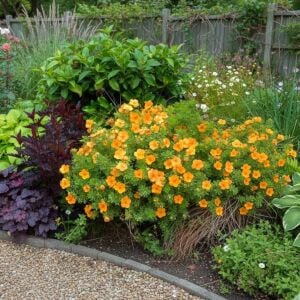 Tangerine Potentilla fidanı beşparmakotu çalısı