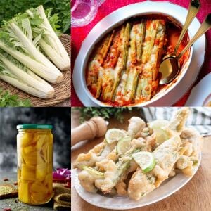 Kardon fidesi Bahçe enginarı Cardoon sebze fidesi