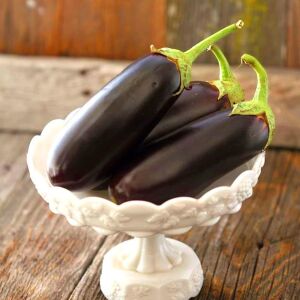 Pırlanta patlıcan tohumu atalık diamond eggplant