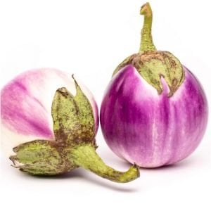 Rosa bianca alaca patlıcan tohumu atalık italyan