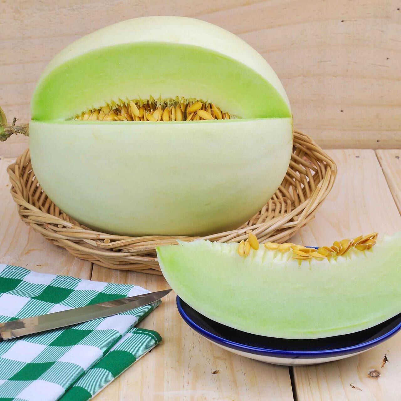 Geleneksel kavun tohumu honeydew green flesh