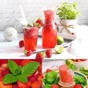 Çilek kokulu nane fidesi almira mentha spp. çilek nanesi