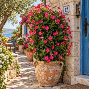 Pembe mandevilla sarmaşık sundaville