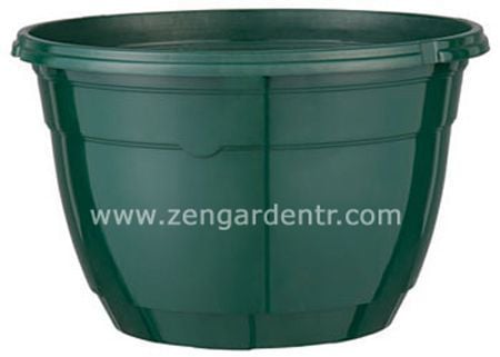 Askı sepet saksı makrome teku sarkan renkli 5 lt 25 cm MAL25 yeşil