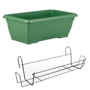 Villa balkon saksı modelleri 72 cm askı dahil - Yeşil