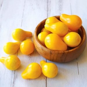 Sarı ampul domates tohumu geleneksel armut domatesi yellow pear heirloom