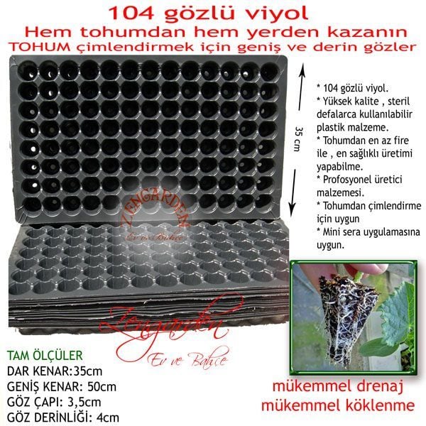 104 gözlü viyol 5 adet