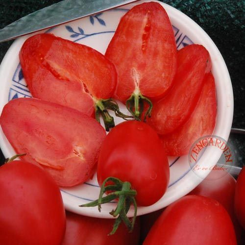 Çilek domates tohumu geleneksel german red strawberry tomato