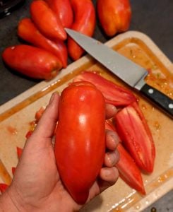 Polonya armut domates tohumu geleneksel polish paste tomato