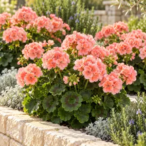 Açık somon sardunya fidesi pelargonium light salmon