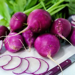 Mor turp tohumu geleneksel radish purple plum