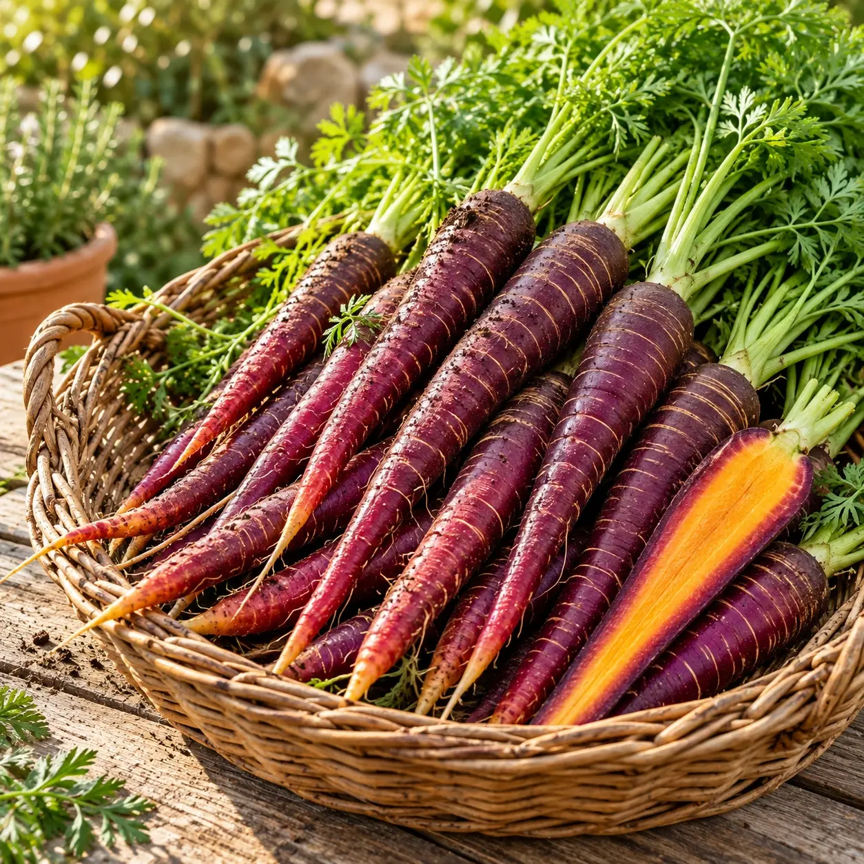 Mor havuç tohumu cosmic purple 500 yıllık Atalık varyete