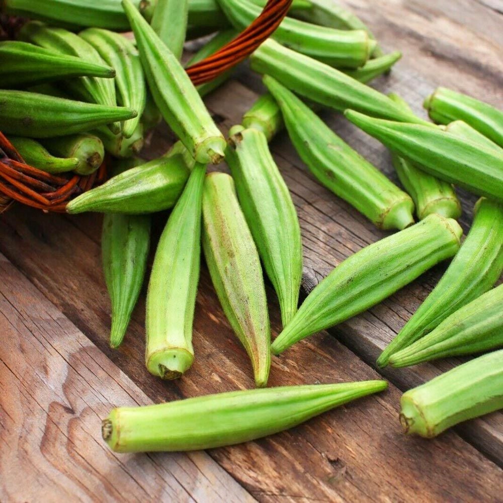 Zümrüt Okra Dikensiz bamya tohumu