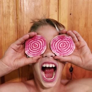Halkalı italyan pancar tohumu geleneksel beet chioggia beta vulgaris