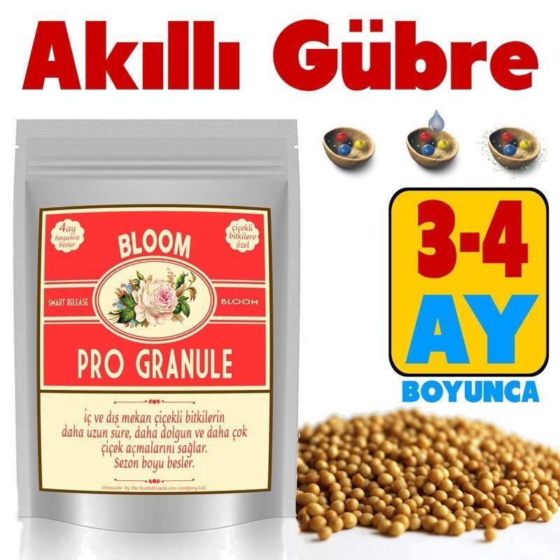Çiçekli bitkiler için akıllı gübre osmocote bloom 2-3 aylık 350 gram