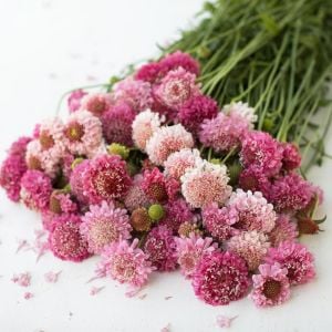 Somon uyuzotu çiçeği tohumu scabiosa atropurpurea