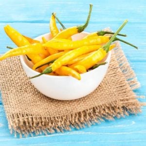 Acı biber tohumu golden cayenne chili geleneksel