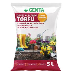 Genel kullanım torfu genta humus katkılı bitki toprağı 5 litre