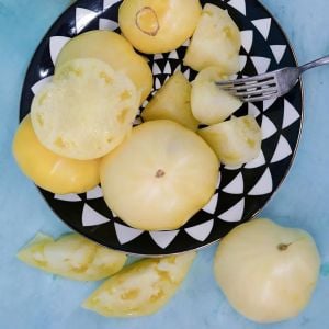 Beyaz domates tohumu great white tomato geleneksel