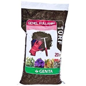 Genel kullanım torfu genta humus katkılı bitki toprağı 20 litre