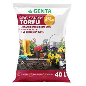Genel kullanım torfu genta humus katkılı bitki toprağı 40 litre
