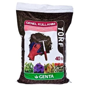Genel kullanım torfu genta humus katkılı bitki toprağı 40 litre