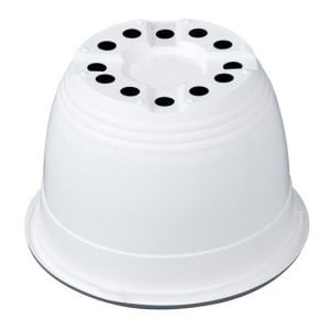 3 adet saksı toprak renkli 22 cm çap askı takılabilir Teku