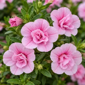 Katlı pembe calibrachoa fidesi sarkan double pink