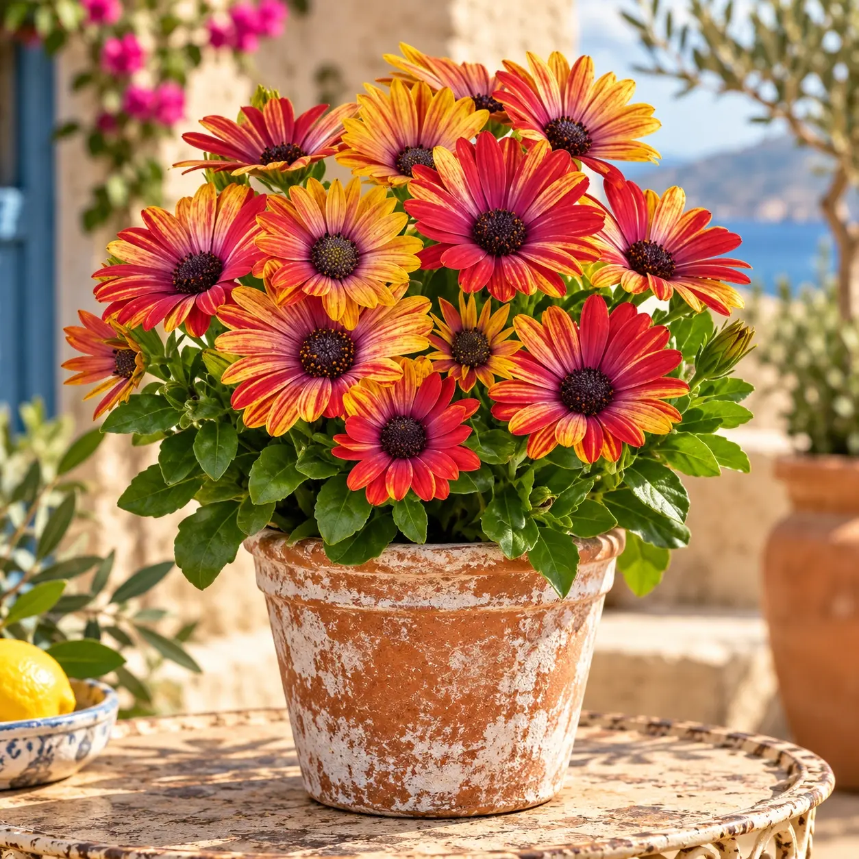 Erato Compact Rose Sparkle Bodrum Papatyası Fidesi