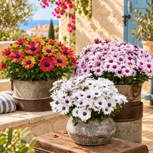 Erato Compact Rose Sparkle Bodrum Papatyası Fidesi