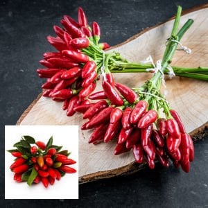 Piccante a mazzetti acı italyan biberi tohumu