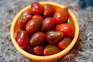Siyah armut domates tohumu chocolate pear tomato geleneksel