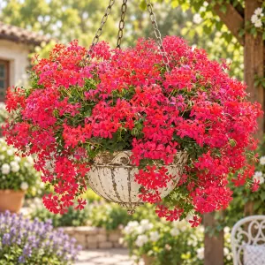 Decora Dark Pink Sakız Sardunyası Fidesi