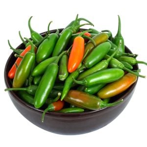Serrano tampiqueno biber tohumu orta acı