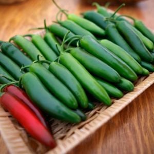 Serrano tampiqueno biber tohumu orta acı