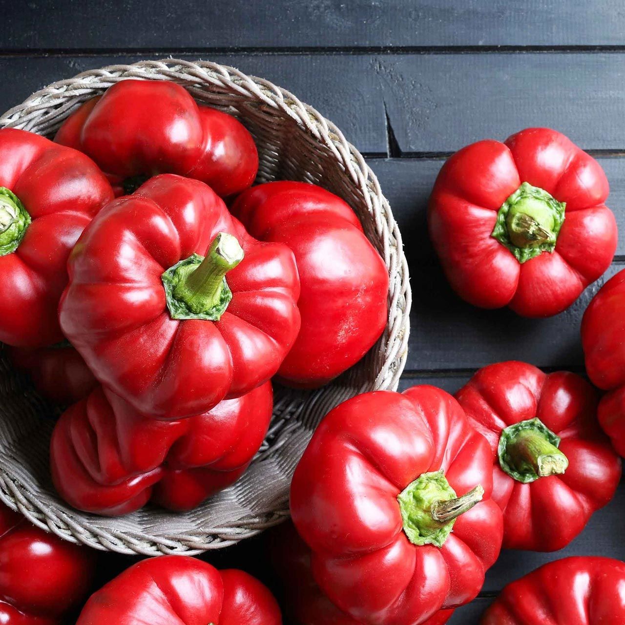 Tatlı kırmızı kuzu burnu pimento biberi tohumu sheep nose pimento
