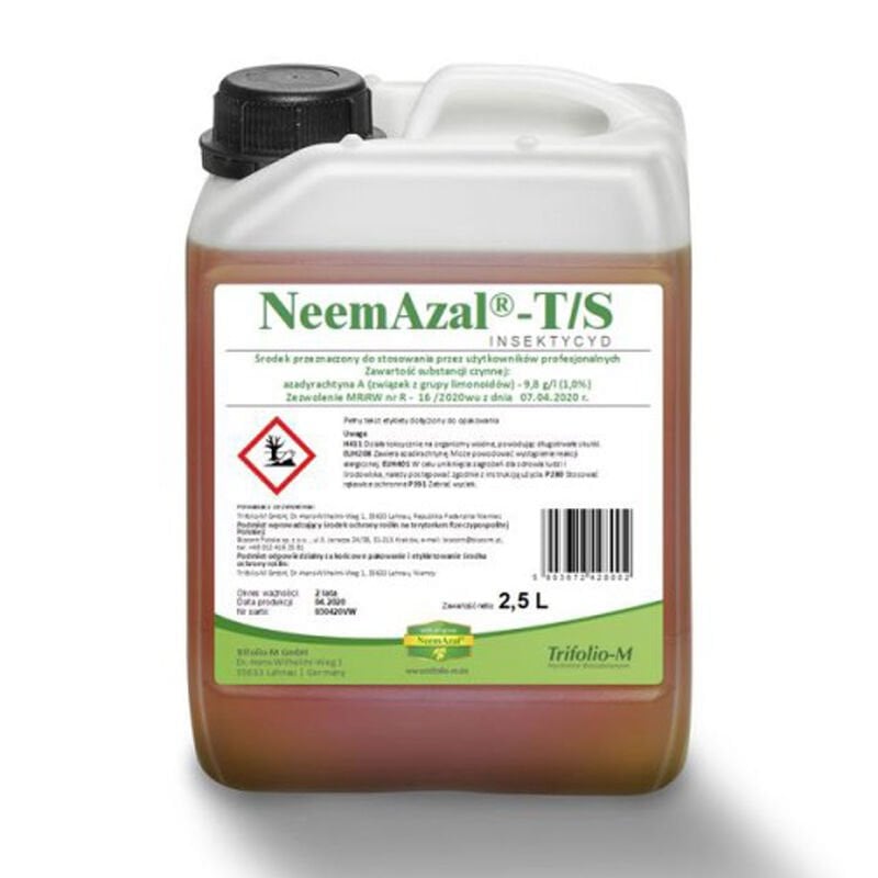 NeemAzal organik böcek ilacı insektisit ve akarisit 2.5 litre
