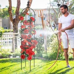 Sarıcı bitkiler için tırmanma destek kulesi Clematis obelisk 160 cm.