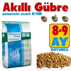 Akıllı gübre osmocote exact 8-9 aylık 15-9-12-2MgO+TE 25 kg